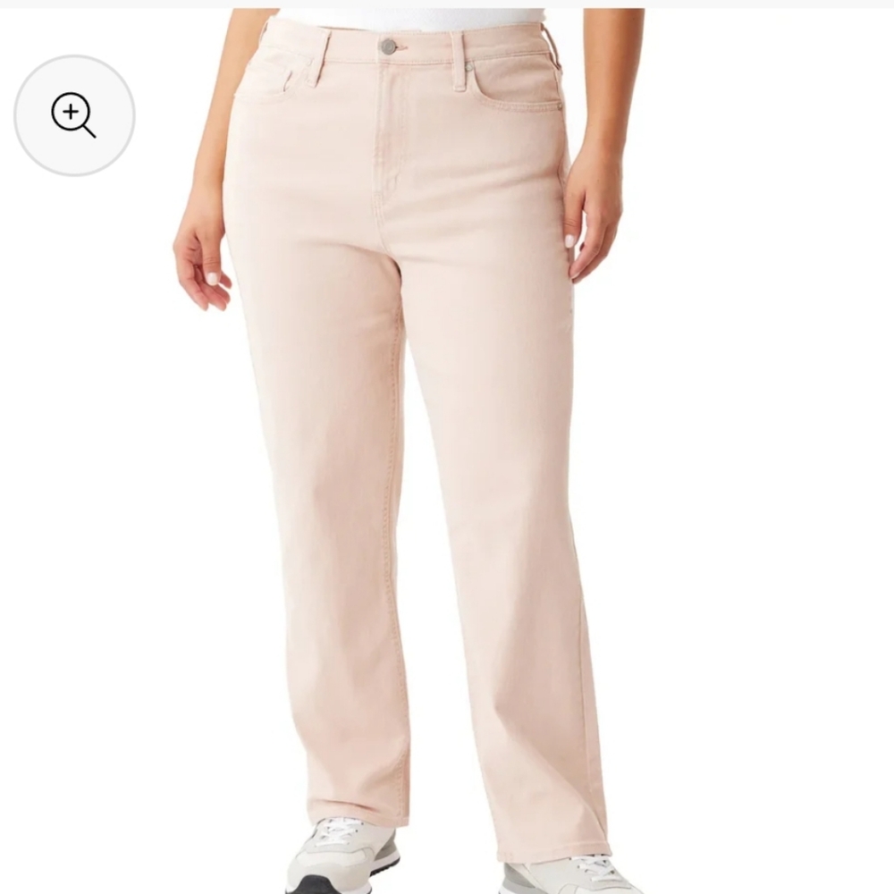 Scotch And Soda Blush Pink Straight Leg Jeans